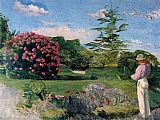 Frederic Bazille Canvas Paintings - The Little Gardener
